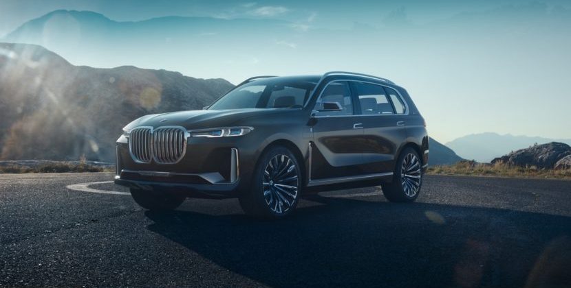 Les BMW M5 et BMW Concept X7 iPerformance au salon de l’auto de Dubaï