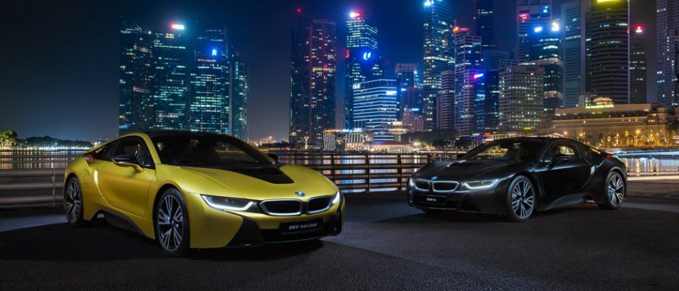 Une seule BMW i8 Protonic Frozen Yellow disponible à Singapour