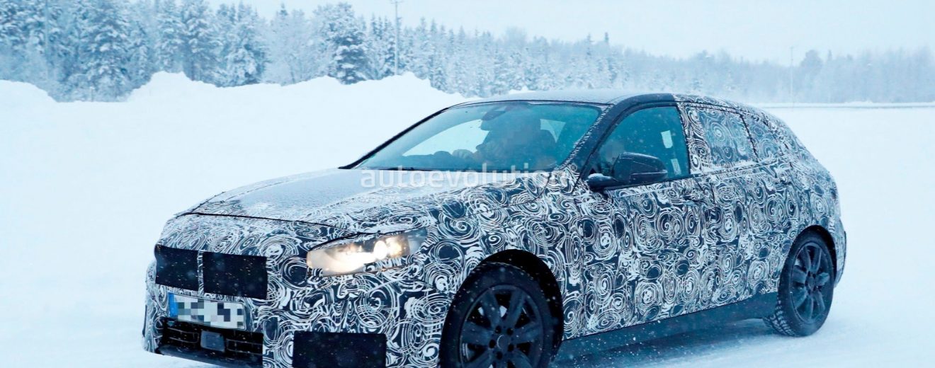 Spyshots : la BMW Série 1 F40 2019 s’offre un ballet sur la neige