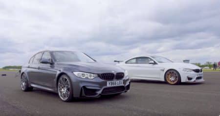Vidéo : BMW M3 Pack Compétition vs BMW M4 GTS Vidéo : BMW M3 Pack Compétition vs BMW M4 GTS
