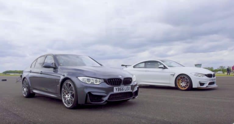 Vidéo : BMW M3 Pack Compétition vs BMW M4 GTS