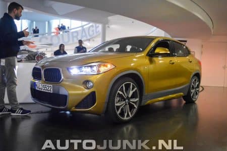 Le BMW X2 aperçu avec sa parure Galvanic Gold