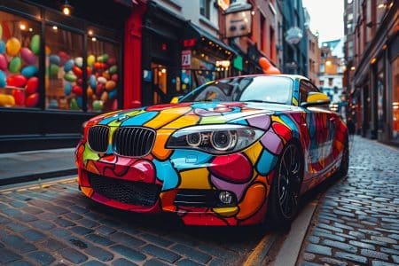 Ce passionné transforme sa BMW Série 1 en chef-d'œuvre avec des haricots géants