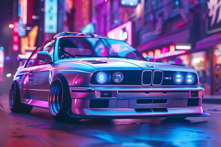 Cette BMW M3 E30 réinventée redéfinit le style avec une touche futuriste audacieuse
