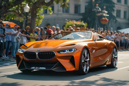 Ce défilé spectaculaire de BMW étonne le public avec ses modèles impressionnants