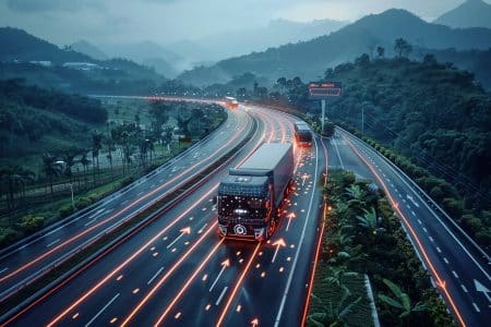Cette révolution japonaise : des autoroutes autonomes pour le fret, une avancée spectaculaire à découvrir !