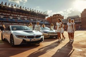 Le Real Madrid féminin s'empare des superbes BMW électriques pour une saison électrisante