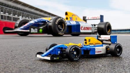 Ce Lego Williams FW14B de 799 pièces fait revivre les exploits de Mansell et sa légendaire moustache pour 69,99 £