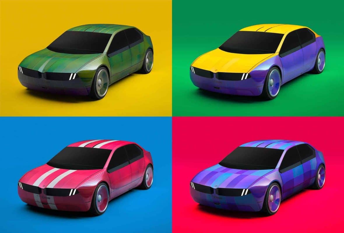 Cette BMW révolutionnaire change de couleur à la volée avec 32 teintes et 240 segments E-Ink éblouissants