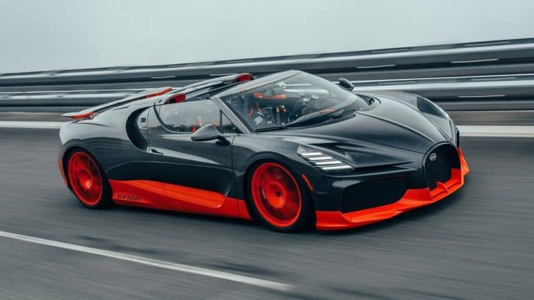 Cette Bugatti Mistral, à 14 millions d’euros, pulvérise les records : 282 mph sans toit, un adieu légendaire au W16