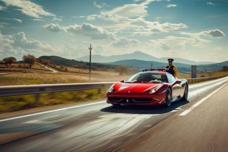 Flashé à 230 km/h : ce chauffard en Ferrari reçoit un conseil insolite des gendarmes pour rouler "en sécurité"
