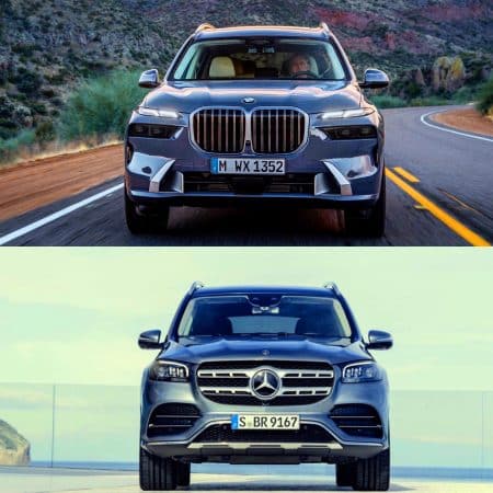 BMW X7 ou Mercedes GLS : le clash des géants du luxe qui redéfinit les standards des SUV haut de gamme BMW X7 ou Mercedes GLS : ce duel à couper le souffle vous dévoile le roi des SUV de luxe en 4 secondes chrono
