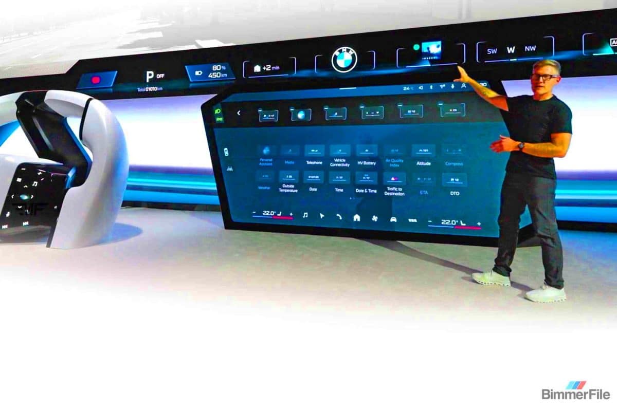 « Une fenêtre sur l’avenir de la conduite » : le BMW iDrive X et son Panoramic Vision redéfinissent l’expérience au volant Ce nouveau BMW iDrive X révolutionne votre tableau de bord : un écran panoramique aussi captivant qu’une salle de cinéma