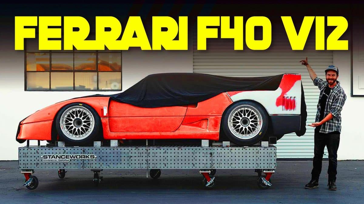 Ce YouTuber fou construit sa propre Ferrari F40 avec un V12 de 789 chevaux : défi aux puristes de Maranello