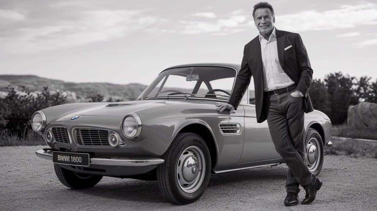 Ce bolide légendaire de 1964 : Arnold Schwarzenegger et sa BMW 1600, 83 chevaux de rêve américain ressuscité