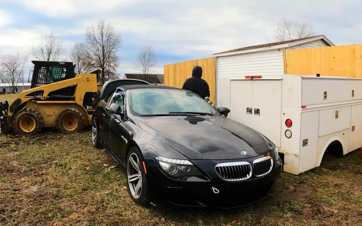 Le sauvetage d'une BMW M6 abandonnée est interrompu lorsque l'homme du Kentucky est laissé sans nouvelles