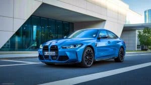 Cette merveille roulante : le BMW M235 Gran Coupé 2025, 296 chevaux de pure élégance en Miami Blue, électrise Barcelone