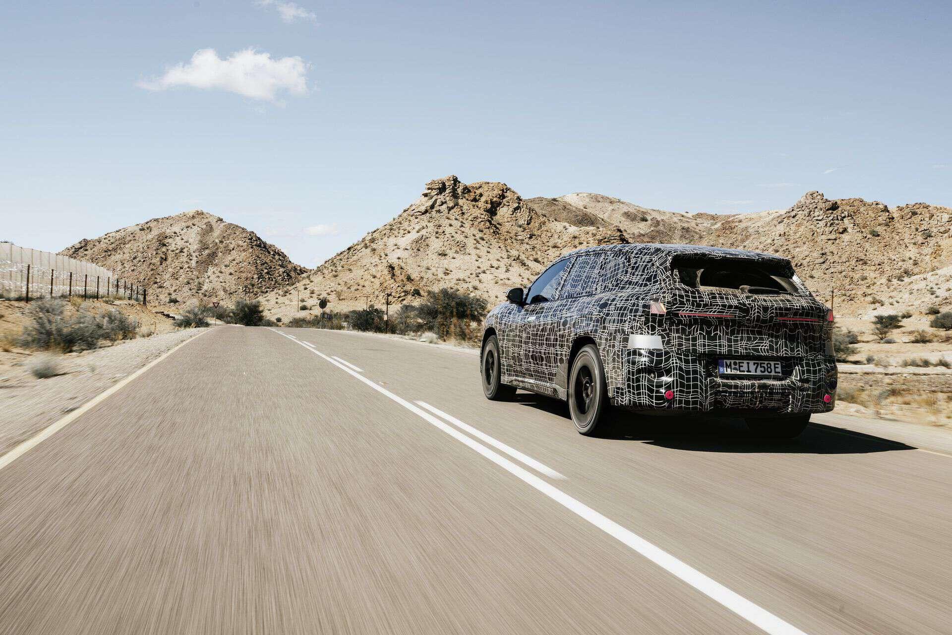 Tests de chaleur pour la BMW iX3 00
