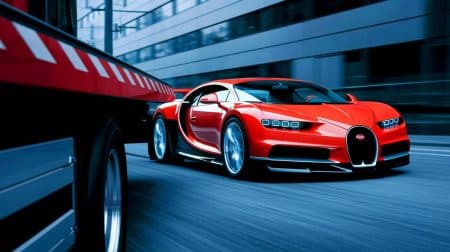 La Bugatti Chiron saisie comme jamais : vitesse fulgurante, la fourrière frappe un coup spectaculaire et rarissime