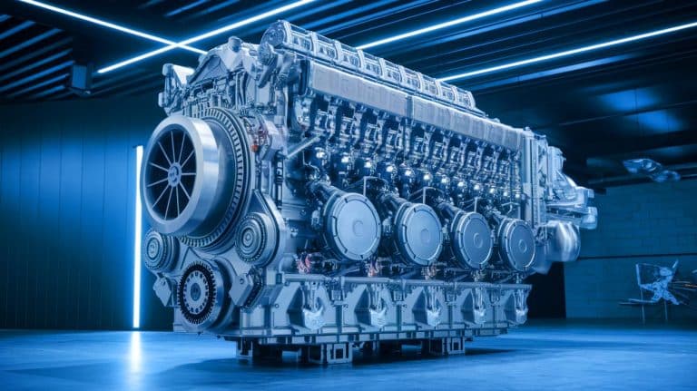 Le V16 quadri-turbo colossal de Liebherr fait renaître les moteurs thermiques : une bête mécanique prête à tourner aux carburants organiques et à défier la fin du diesel