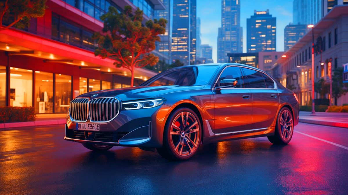 Illustration de l'impact des nouvelles taxes automobiles sur les modèles BMW en 2025. Image réalisée par IA.