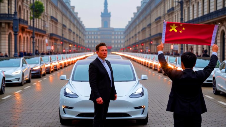 Choc en Europe : Une marque chinoise dépasse Tesla pour la première fois, les implications sont énormes