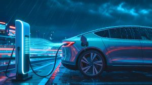 Illustration de la vulnérabilité des véhicules électriques lors de la recharge face aux cyberattaques