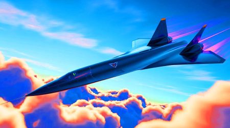 Illustration du SR-72, un avion hypersonique révolutionnaire en développement par Lockheed Martin