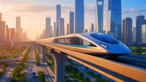 Illustration de la percée technologique chinoise dans le développement de l'Hyperloop