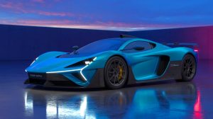 Illustration de la Giamaro Katla, hypercar italienne de plus de 2 000 chevaux sans assistance électrique.