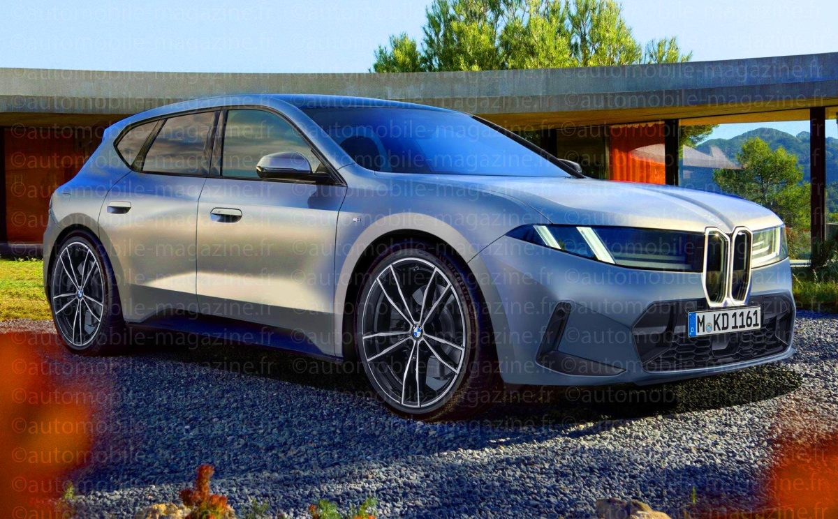 Illustration de la future BMW Série 1 électrique prévue pour 2028
