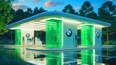 Illustration de l'équilibre stratégique de BMW entre moteurs thermiques et électriques.