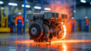 Illustration de la comparaison entre le carburant d'aviation et l'essence pour automobiles