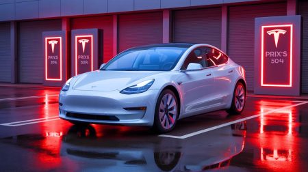Illustration de la confusion d'un acheteur face aux annonces chaotiques de Tesla d'occasion en ligne