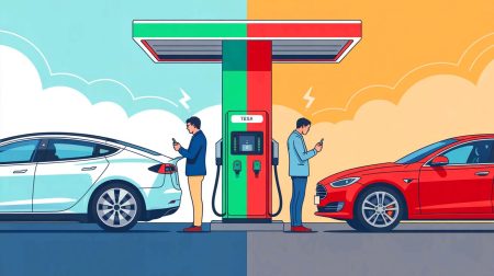 Illustration de l'économie réalisée par un habitant du Michigan grâce à la recharge de sa Tesla comparée à l'essence.