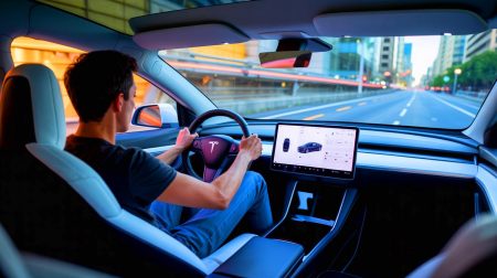 Illustration de véhicules Tesla Model 3 et Model Y rappelés pour des défauts de sécurité.