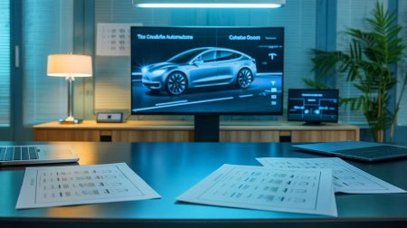 Illustration de la conduite autonome controversée de Tesla