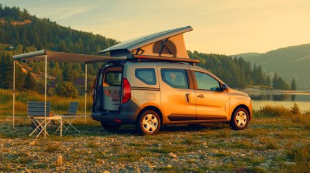 Un camping-car à prix choc : découvrez le Dacia Dokker ultra-équipé de Yevana pour seulement 10 950 € Illustration de la transformation du Dacia Dokker en mini camping-car par Yevana