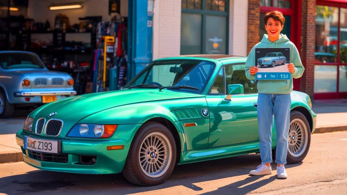 Illustration de la restauration d'un BMW Z3 acheté sur Instagram.