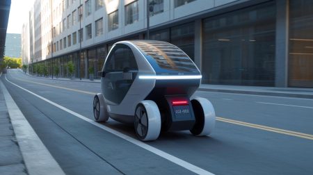Illustration de l'innovation hybride électrique d'Aemotion pour la mobilité urbaine