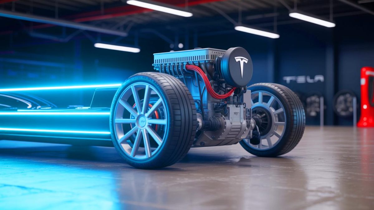 « Adieu essence ! » : ce moteur électrique Tesla-Swap transforme votre muscle car en bolide écolo sans perdre une once de puissance légendaire Illustration d'une Ford Mustang de 1965 convertie en véhicule électrique moderne.