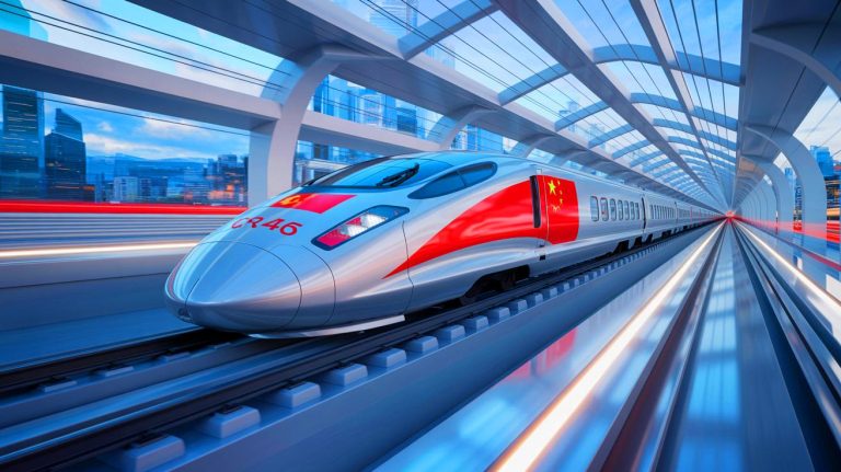 Ce train CR450 à 600 km/h choque la planète et propulse la Chine au sommet du rail, écrasant tous les anciens standards de vitesse et de technologie