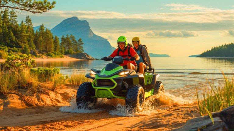 « Il roule sur l’eau et sur la route » : le Quadski, ce véhicule amphibie mi-quad mi-jet ski qui fascine les aventuriers