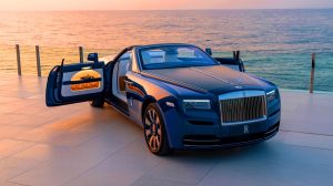 Illustration de la Rolls-Royce Boat Tail acquise par Jay-Z et Beyoncé, générée par intelligence artificielle.
