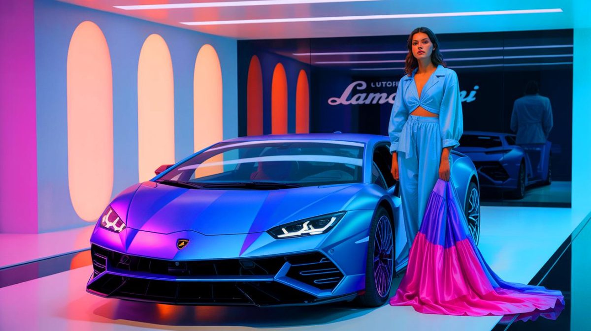 Illustration de la Lamborghini Miura arborant la teinte « Verde Scandal »