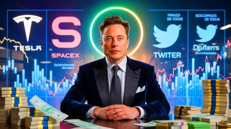 Illustration de la stratégie financière innovante d'Elon Musk chez Tesla