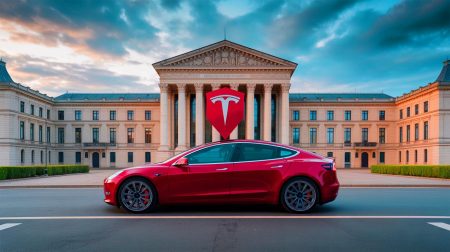 Illustration de la mise en cause de Tesla France pour ses pratiques commerciales liées à la conduite autonome.