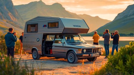 Illustration de l'innovant camping-car Vixen 21 TD équipé d'un moteur diesel BMW.
