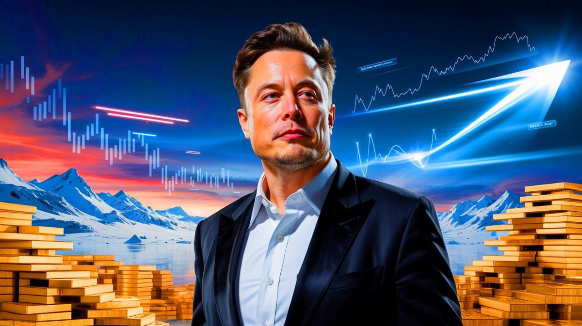 Illustration de la concentration des richesses mondiales avec Elon Musk, Jeff Bezos et Mark Zuckerberg en figures dominantes.