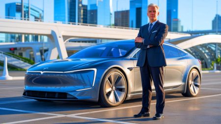 Illustration de l'arrivée de Sterling Anderson chez General Motors pour diriger le développement des véhicules autonomes.